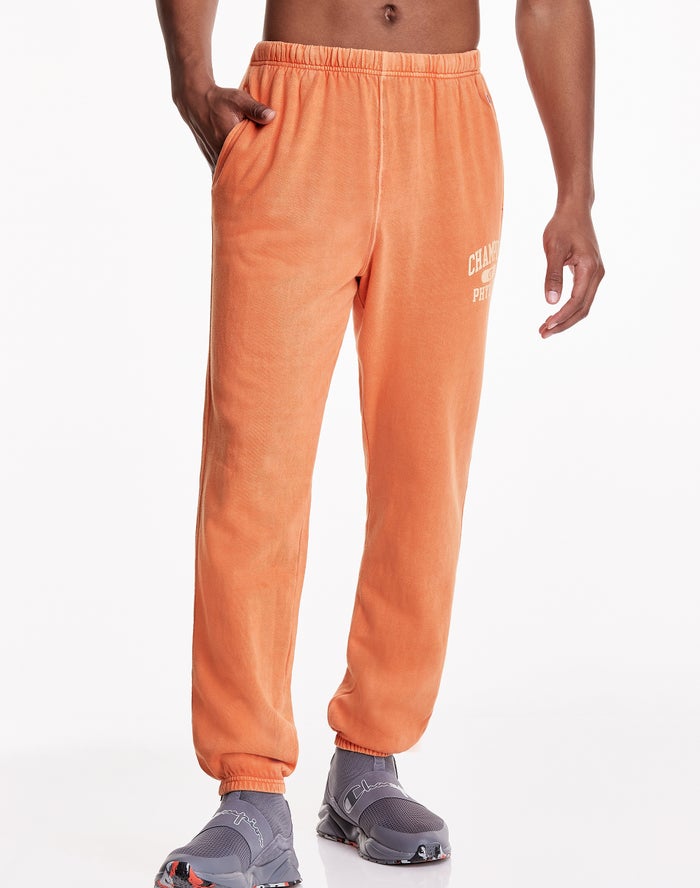 Pantalones Champion Hombre - Lightweight Fleece ( Naranjas ) 6521439-EQ